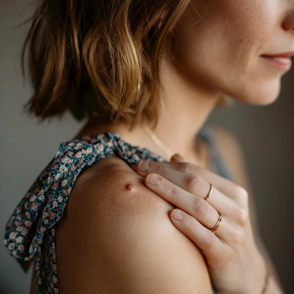 cyst vs. pimple