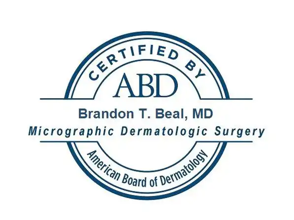 American Board of Dermatology — Dr. Brandon T. Beal, MD, certified in Micrographic Dermatologic Surgery (Mohs)
